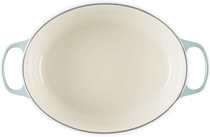 Le Creuset Enameled Cast Iron Signature Oval Dutch Oven, 8 qt., Sea Salt