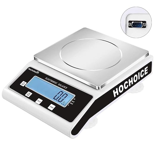 Accuracy:0.1g 15kg Laboratory Digital Analytical Balance High-Precision Electronic Scales Industrial Scale Jewelry Scales Strain Sensor Square pan