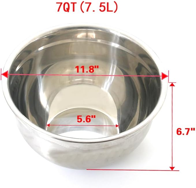Premium Mixing Bowl Stainless Steel Mixing Bowl, Durable and Rustproof, Easy Grip and Stability Design Bowl,Versatile for Cooking, Baking, Prepping, and Food Storage. (30CM)