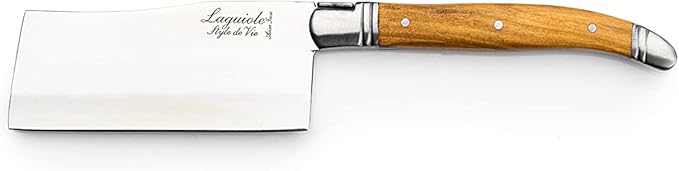 Laguiole Style de Vie Cheese knives, Luxury Line, Olive wood, set of 3 pieces, giftbox included