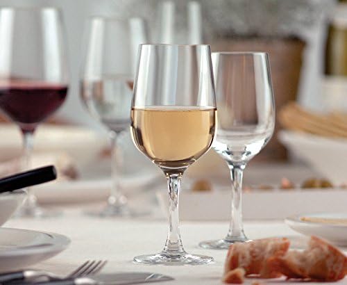 Fortessa Valore Break-Resistant, European Crystal Glass, Bordeaux, Mature Full Bodied Red Wine Glass, 20.6 Ounce, Set of 6