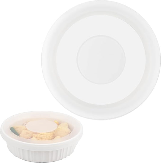 Silicone Lids for Corningware 1.5 Quart Round Dish, 1 Pack Reusable Covers for CorningWare Baking Dish (Dish not Included) Dishwasher & Microwave & Freezer Safe