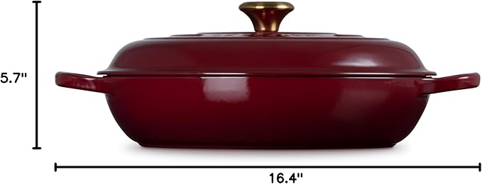 Le Creuset Enameled Cast Iron Signature Braiser, 5 qt., Rhone