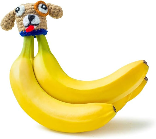 NANA HATS Banana Freshness Preserver, Keep Bananas Fresh Longer, Ideal for Organic Bananas, Innovative Banana Holder for Home Use, Extend Freshness of Your Fruit, AS SEEN ON SHARK TANK, Dog