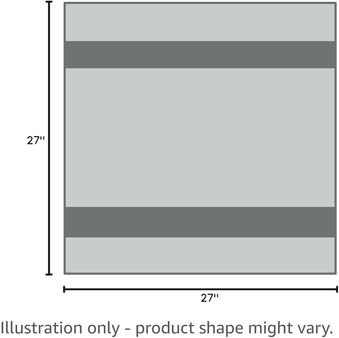 Organic Cotton Gray Tea Towels - 10 Pack, 27"x27", 100% Cotton Gray Flour Sack Towels for Kitchen and Baking Use - Durable, Absorbent and Customizable Gray Dish Towels (10 Pack Gray)