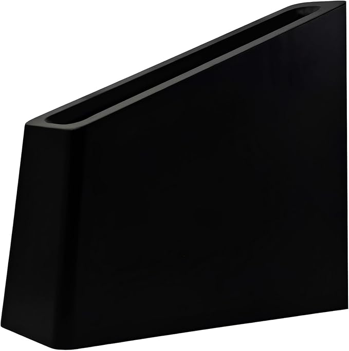 Resafy Magnetic Knife Holder Black Wooden Block Knife Display Holder Rack Magnetic Stands with Strong Enhanced Magnets Kinves Strip