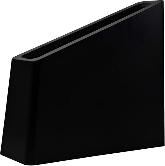 Resafy Magnetic Knife Holder Black Wooden Block Knife Display Holder Rack Magnetic Stands with Strong Enhanced Magnets Kinves Strip