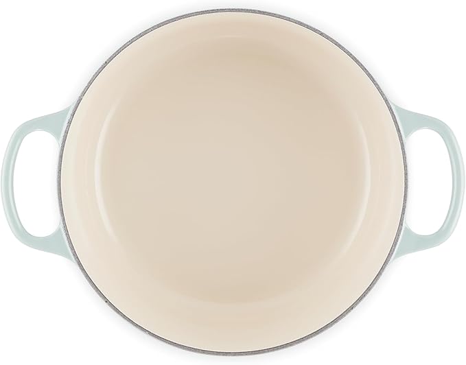 Le Creuset Enameled Cast Iron Signature Round Dutch Oven, 4.5 qt., Sea Salt