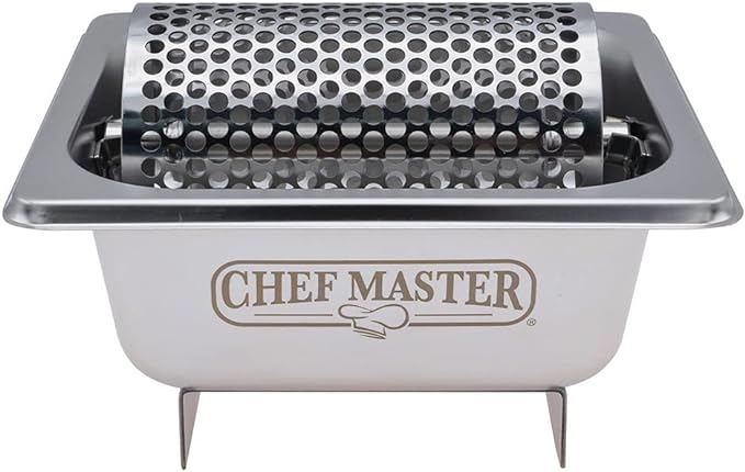 Butter Spreader Wheel, Griddle Butter Roller Saver That Can Hold 3 Sticks of Butters, Stainless Steel Butters Spreader for Breakfast, Tailgating, Picnics, Camping, Griddle Tools by Chef Master - 90244