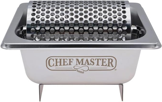 Butter Spreader Wheel, Griddle Butter Roller Saver That Can Hold 3 Sticks of Butters, Stainless Steel Butters Spreader for Breakfast, Tailgating, Picnics, Camping, Griddle Tools by Chef Master - 90244