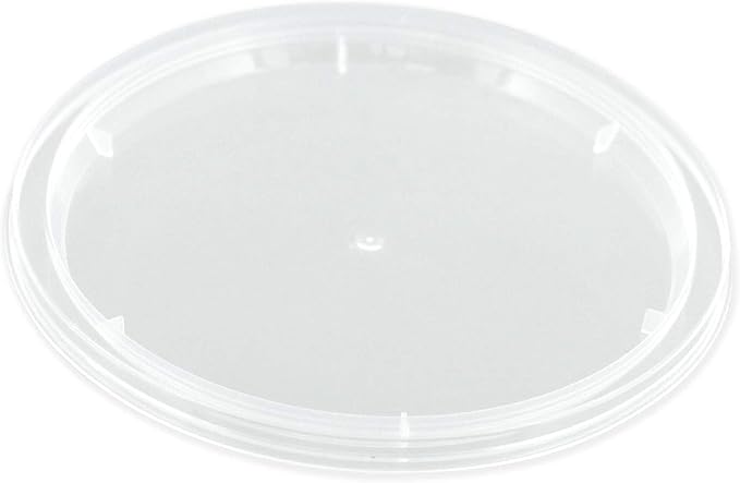 Custom Shop Paint Mixing Cup Lids Only (Box of 50) Quart Size - Exclusively Fits TCP Global Cups, 32 Ounce Size - Auto Paint Cup Lids for Acrylic Paints & Epoxy Resin Containers