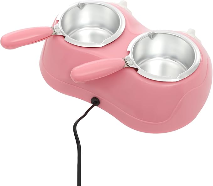 Electric Chocolate Melting Pot Gift Set, Dual Countertop Candy Maker Kit Mini Fondue Pot Kit With DIY Mold Accessories for Candy Chocolate Milk Cheese Butter Candy - Includes 9 Molds, 30+ Tools