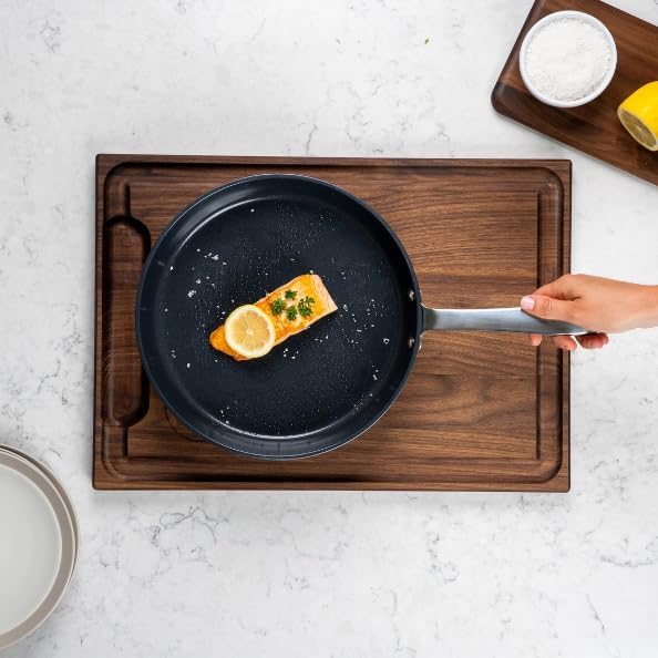 Alva Maestro Cookware Set 9-Piece Set - Nonstick Ceramic Pans and Pots - Oven Safe, Easy to Clean and Made without PFAS, PFOA & PTFE - Induction & All Stovetop Compatible with Even Heat Distribution