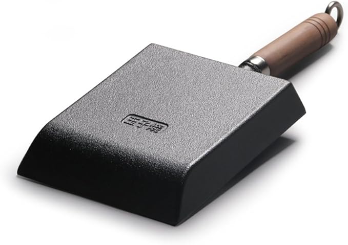 Tamagoyaki Japanese Omelette Pre-Seasoned Mini Skillets Wooden Handle 9×7 Inch