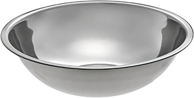 Stainless Steel Mixing Bowl for Commercial and Home Kitchen (8qt)