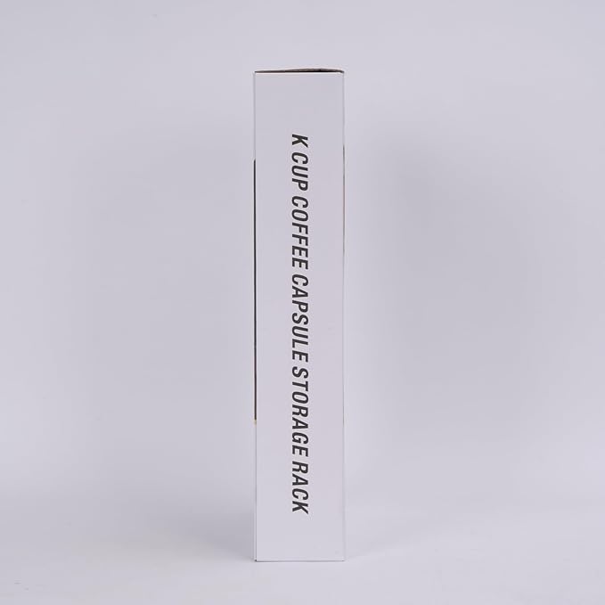 Coffee Pod Carousel Compatible with K-Cup Pods, K Cup Holder Holds 40 Coffee Capsule, New Modern Design for Kitchen Office Countertop or Coffees Station Organizer, Detachable (Black)