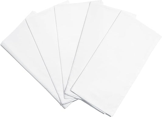 Organic Cotton Tea Towels for Embroidery - Blank Flour Sack Dish Towels for Embroidery - Perfect White Kitchen Towels for Embroidery and Crafts to Customize and Personalize - 27"x27" (White - 5 Pack)