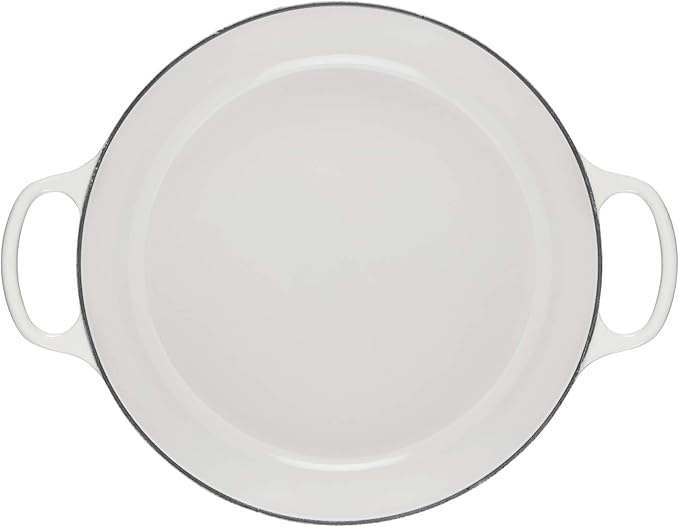 Le Creuset Enameled Cast Iron Signature Braiser, 5 qt., White