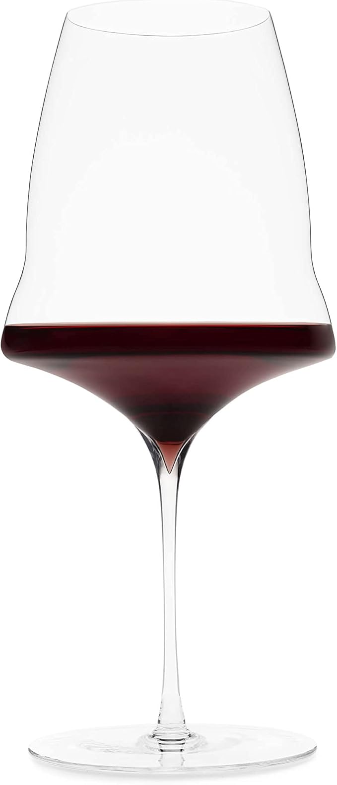 Josephinenhütte® JOSEPHINE N° 3 Red Wine Glasses [THE GLASS FOR CONNOISSEURS] – handcrafted & mouth-blown – set of 6 for full-bodied red wine – functional design for intense aroma