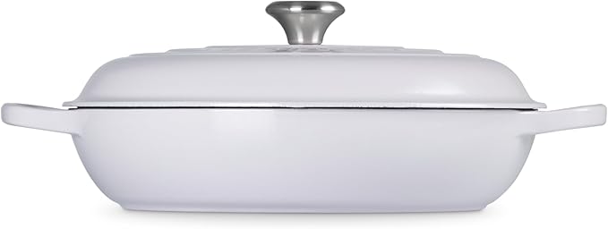 Le Creuset Enameled Cast Iron Signature Braiser, 5 qt., Shallot