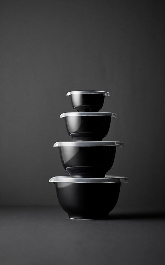 Rosti Precision Craft Mixing Bowl Set 4 Pcs Elevate Your Culinary Experience Stylish Nesting Bowls for Effortless Cooking and Baking