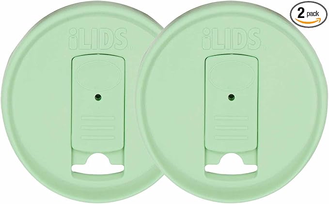 Mason Jar Drink Lid, Regular Mouth, Celery, Pack of 2