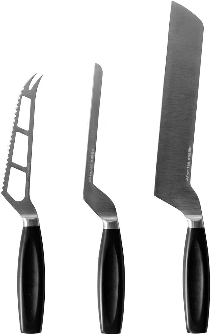 BOSKA - Semi-hard Cheese Knife - Black - HACCP - Food Safety Cheese Knife