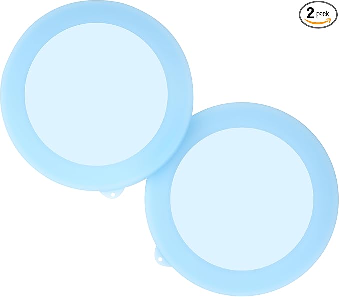 2 Pack Silicone Lids for Corelle 30-Oz Versa Bowls, Freezer & Microwave & Dishwasher Safe (Bowl not included)