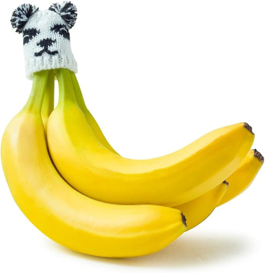 NANA HATS Banana Freshness Preserver, Keep Bananas Fresh Longer, Ideal for Organic Bananas, Innovative Banana Holder for Home Use, Extend Freshness of Your Fruit, AS SEEN ON SHARK TANK, Panda