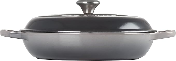Le Creuset Enameled Cast Iron Signature Braiser, 3.5 qt., Oyster