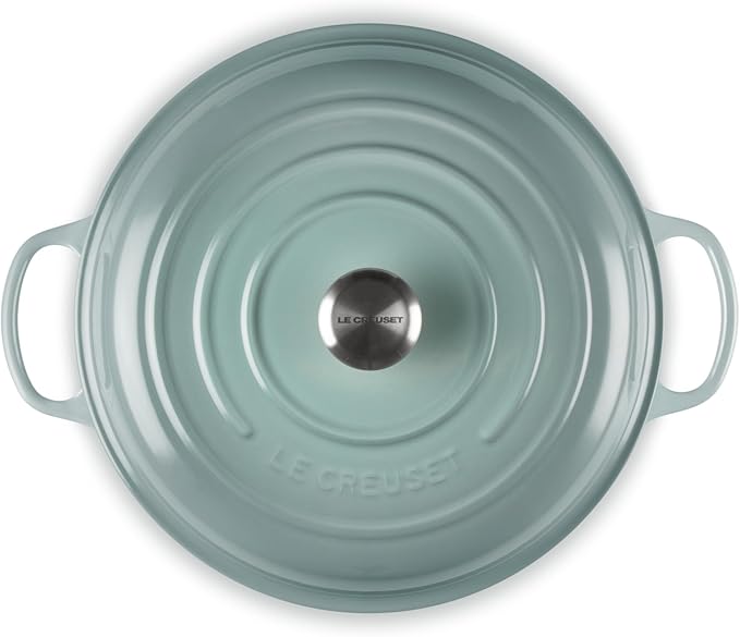 Le Creuset Enameled Cast Iron Signature Braiser, 5 qt., Sea Salt