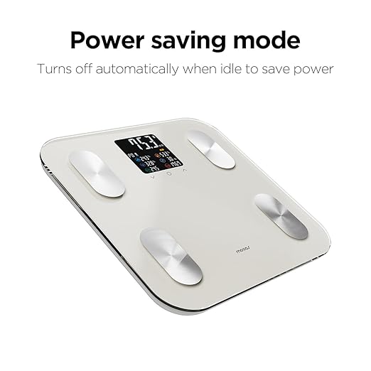 mooas Smart Scale for Body Weight Fat Bluetooth Scale, Digital Bathroom Scale with BMI, Body Fat, Muscle Mass 19 Body Composition, LCD Accurate Bluetooth Scale for Home Smartphone App, 396 lbs (Green)