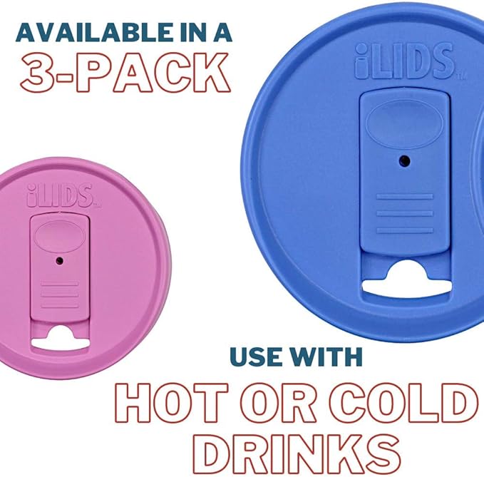 Mason Jar Drink Lid, Regular Mouth, Whimsy, Pack of 3