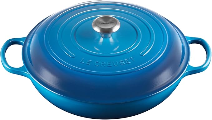 Le Creuset Enameled Cast Iron Signature Braiser, 5 qt., Marseille