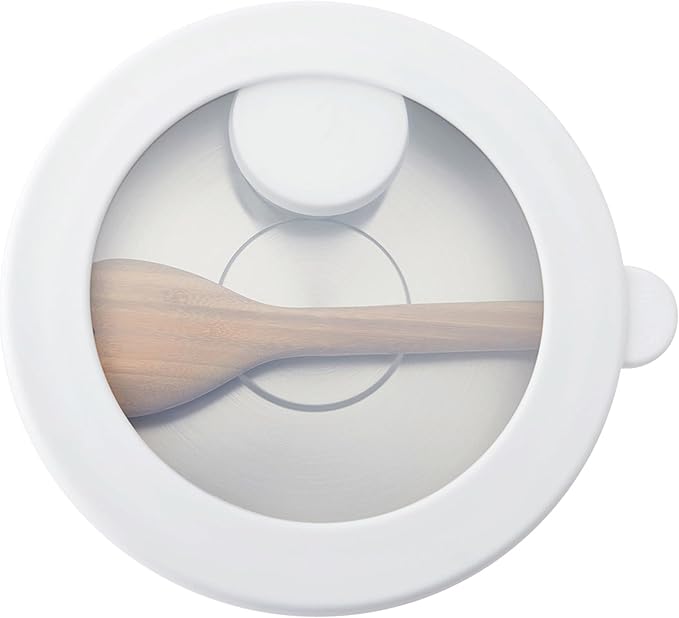 S'well Stainless Steel Salad Bowl Kit XL 184oz, Angel Food, Includes 5oz Canister For Dressing, Serving Utensils, and Removable Tray, Leakproof, Easy to Clean, Dishwasher and Refrigerator Safe