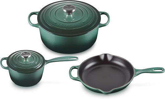 Le Creuset Enameled Cast Iron Signature Cookware Set, 5 pc, Artichaut