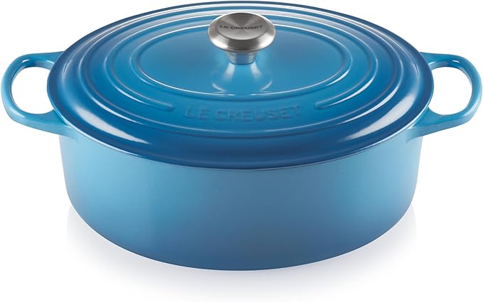 Le Creuset Enameled Cast Iron Signature Oval Dutch Oven, 6.75 qt., Marseille