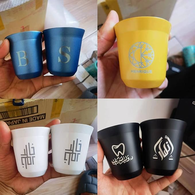 3 Pack 80ml Cups for Toddlers Kids, SS Double Wall Insulated Tumblers, Espresso Cups Mugs, Custom Drinking cup for Party Camping Outdoor