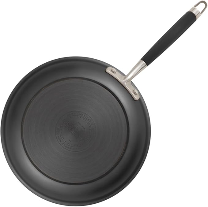 Anolon Advanced Hard Anodized Nonstick Frying Pan Set / Skillet Set - 10 Inch and 12 Inch, Gray