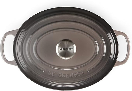Le Creuset Enameled Cast Iron Signature Oval Dutch Oven, 2.75 qt., Oyster
