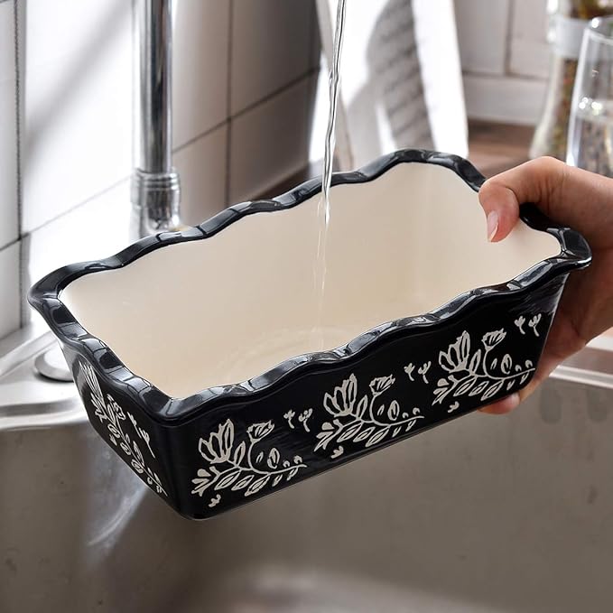 Wisenvoy Loaf Pans for Baking - Ceramic & Porcelain Nonstick Bread Pans