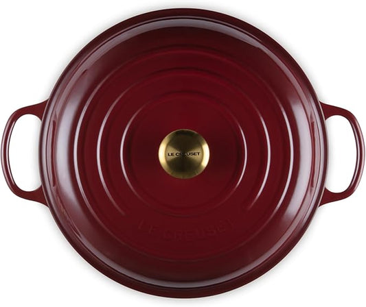Le Creuset Enameled Cast Iron Signature Braiser, 3.5 qt., Rhone