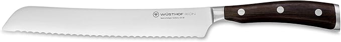 WÜSTHOF IKON Blackwood 8" Bread Knife
