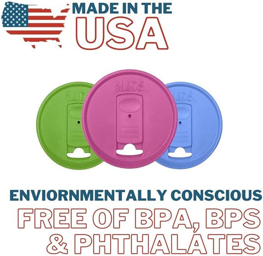 Mason Jar Drink Lid, Regular Mouth, Whimsy, Pack of 3