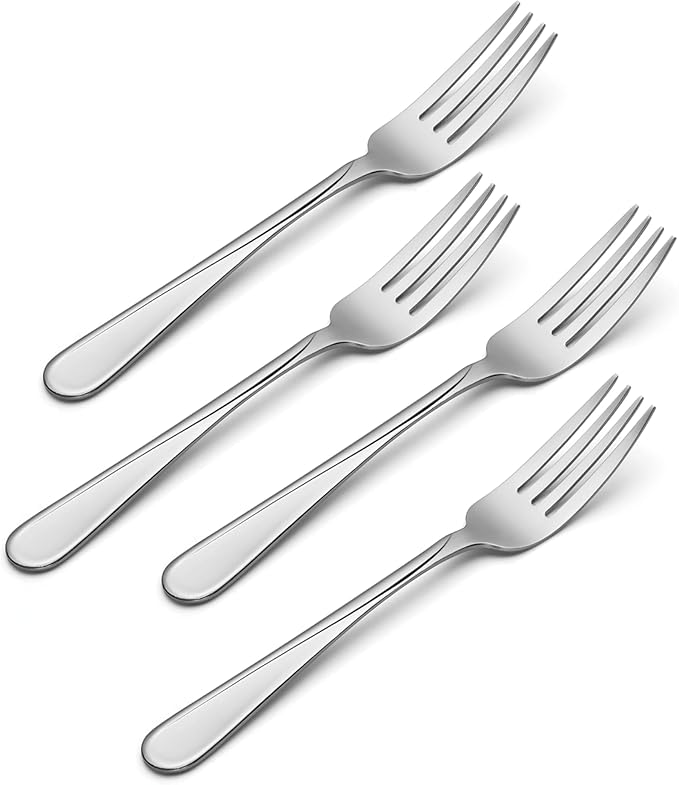 Oneida Flight Everyday Flatware Dinner Forks, Set of 4