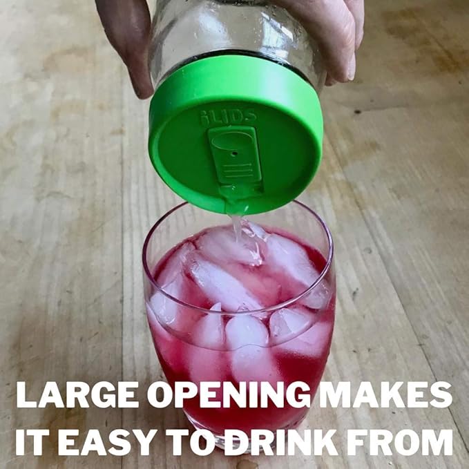 Mason Jar Drink Lid, Regular Mouth, Whimsy, Pack of 3