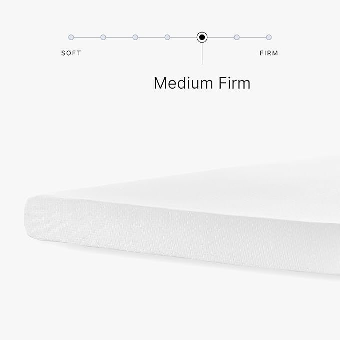 Signature Design by Ashley Full Size 8 Inch Medium Firm Charcoal Gel & Green Tea Infused Memory Foam Mattress for Pressure Relief, Fiberglass Free, Mattress In A Box