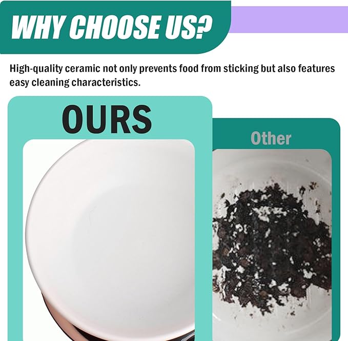 Artestia Electric Fondue Pot 2-QT 1500W, Dual-Use Swiss Fondue Set for Cheese & Chocolate Melting, Adjustable Temperature Control, White Ceramic Pot with Rose-Gold Base & 6 Forks