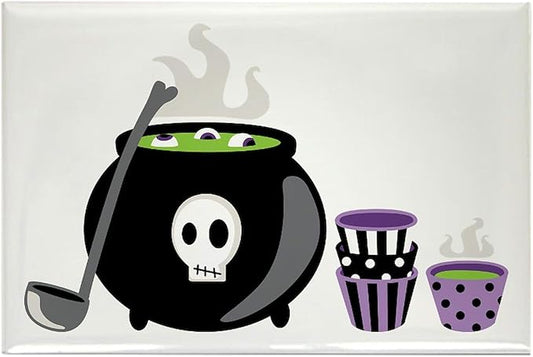 CafePress Halloween Punch Bowl Cauldron Magnets Rectangle Magnet (100 pack)