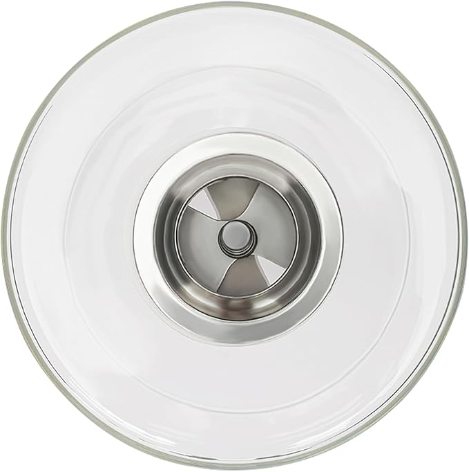 7.5L Glass Airtight Food Storage Container Kit, Rice Bean Cereal Dispenser w/Lid, Cereal Containers Storage Large Capacity for Kitchen Pantry, Dry Food Dispenser for Rice, Candy, Nut, Bean